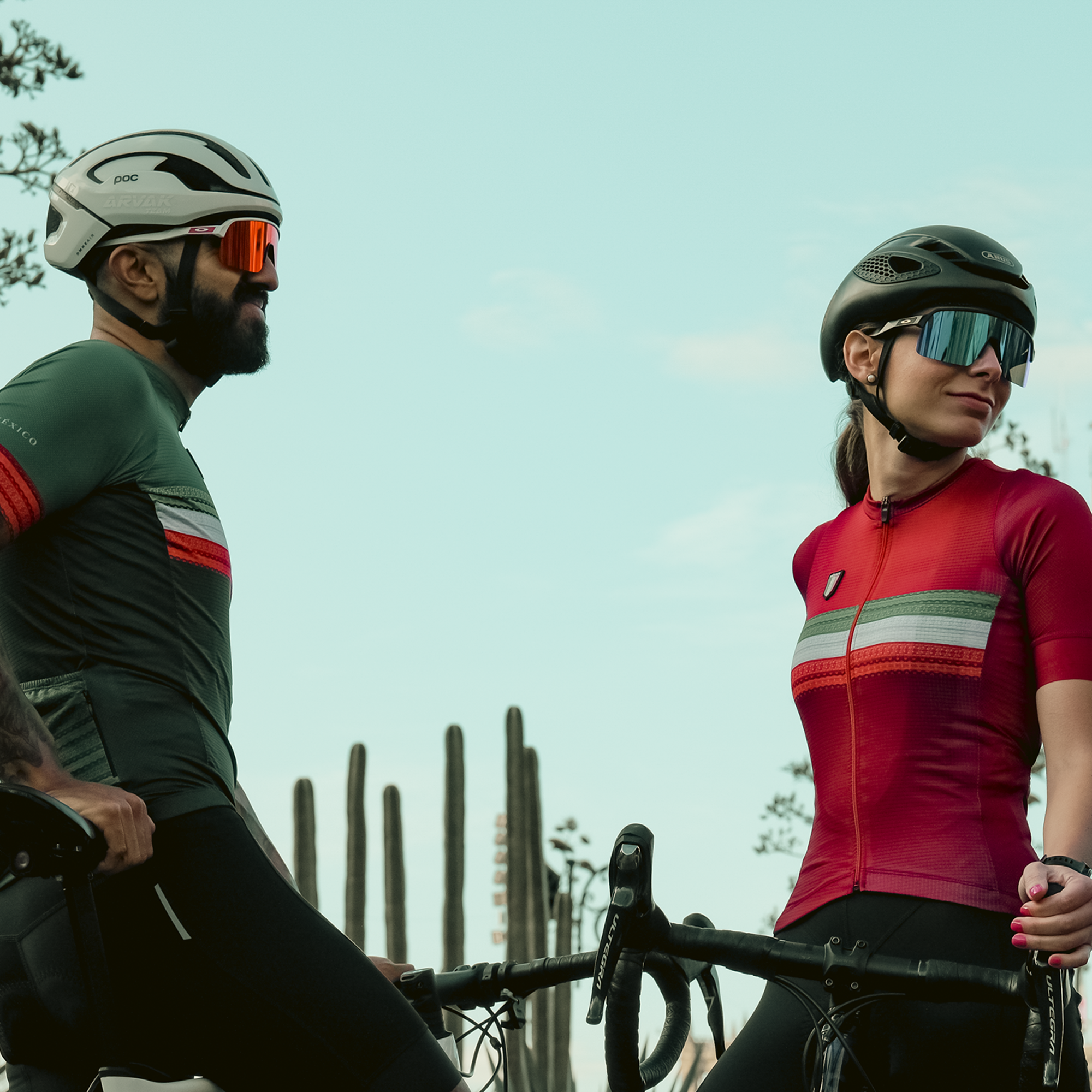 Jersey para ciclismo APHESIS México Esmeralda para caballero